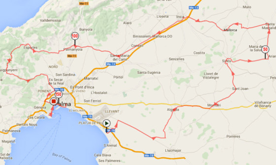 Trofeo Palma map